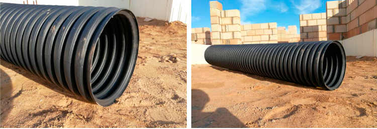 Product Applications of HDPE PP Vertical Type Double Wall Corrugated Pipe and PVC Pipe Extrusion Line Product Applications of HDPE PP Vertical Type Double Wall Corrugated Pipe and PVC Pipe Extrusion Line