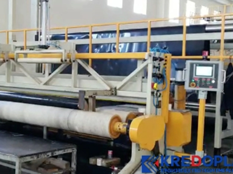 2019 Russia 6000mm HDPE Membrane Extrusion Project 2019 Russia 6000mm HDPE Membrane Extrusion Project