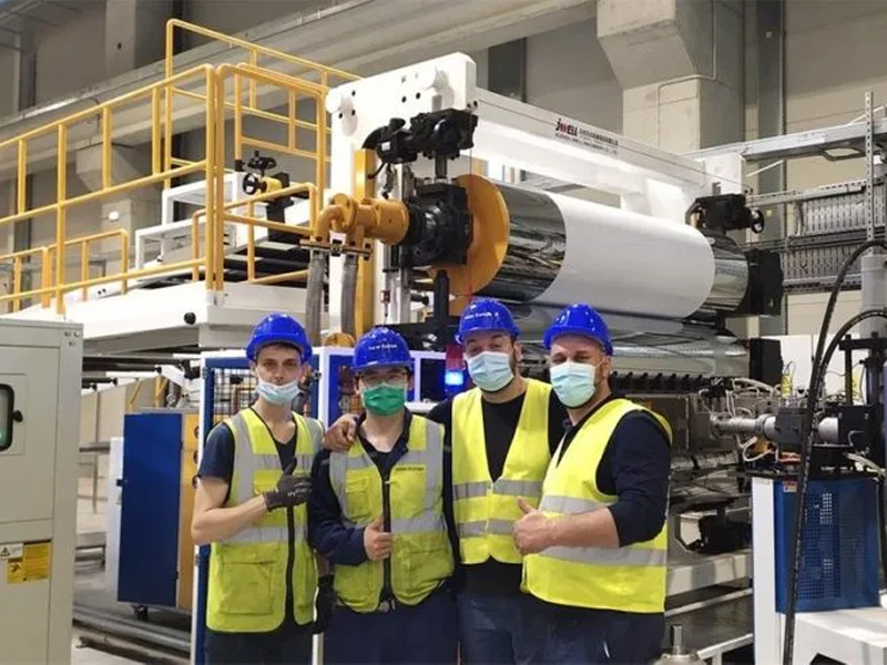 2021 Italy 1000 kg/h ABS Sheet Extrusion Project 2021 Italy 1000 kg/h ABS Sheet Extrusion Project