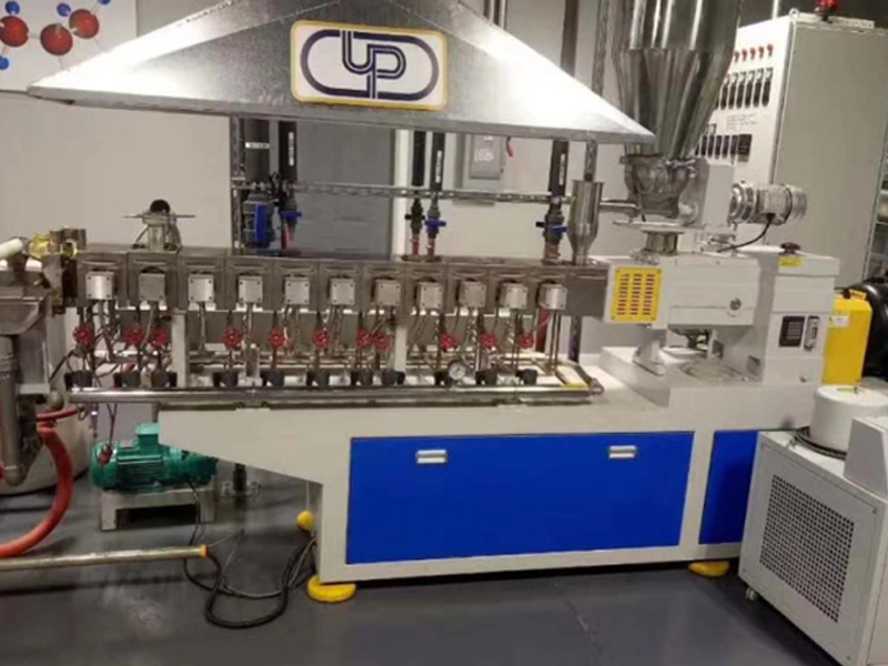 2022 Russia Lab PEEK PSU and Glass Fiber Compound Extrusion Line 2022 Russia Lab PEEK PSU and Glass Fiber Compound Extrusion Line