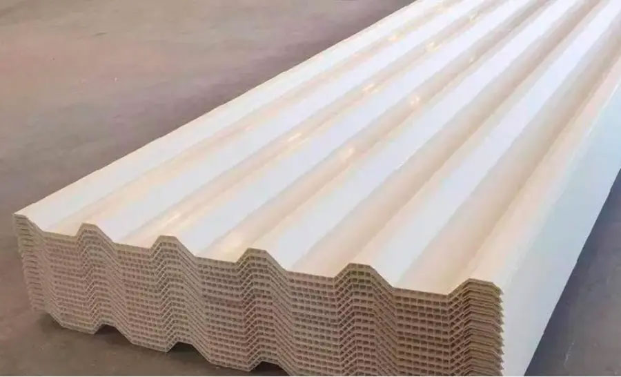 Product Application of PVC Single/Multi Layer Heat Insulation Corrugated Board & Step-Roofing Extrusion Line Product Application of PVC Single/Multi Layer Heat Insulation Corrugated Board & Step-Roofing Extrusion Line